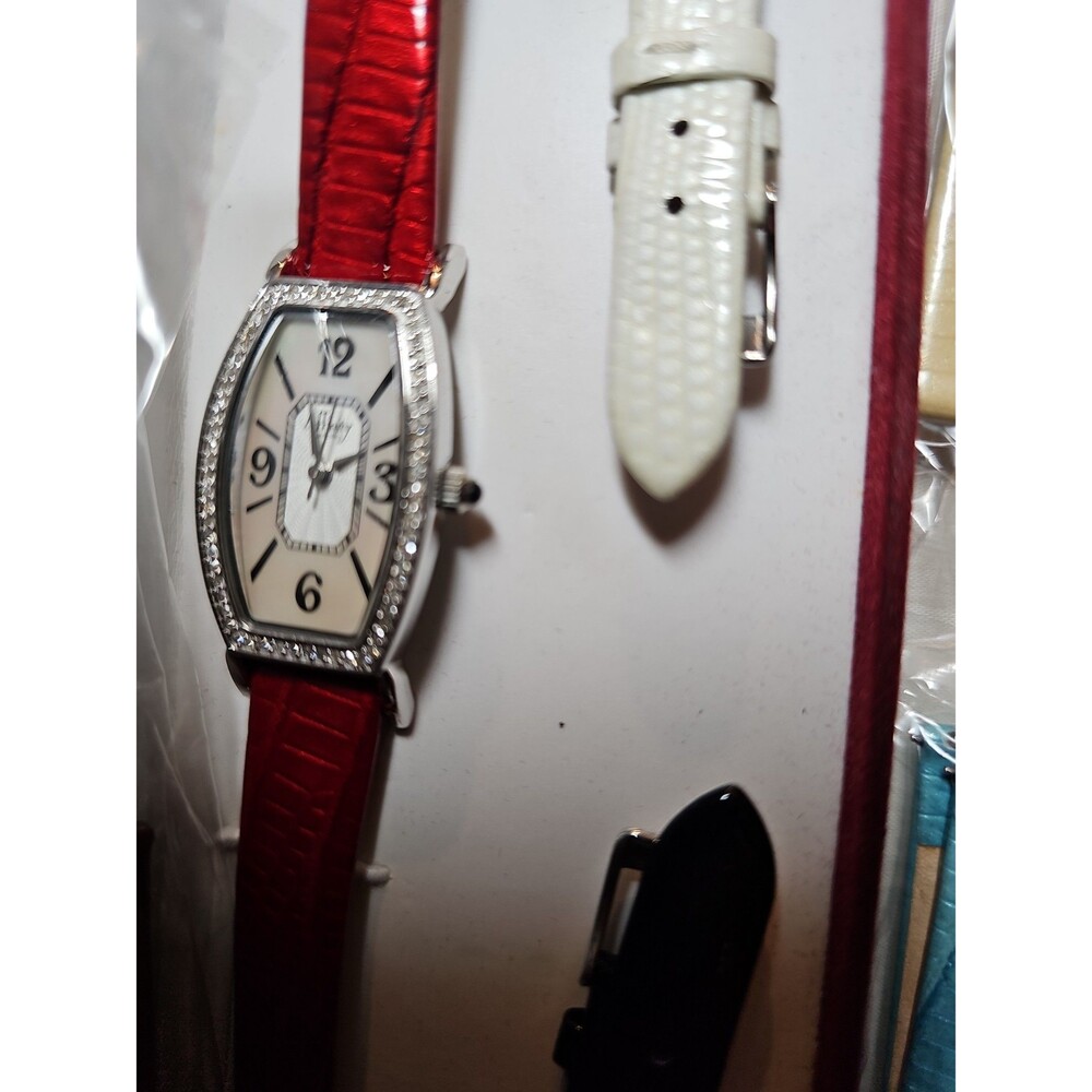 Affinity Diamonds Sterling Silver Case Watch - image 2